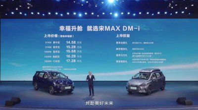 ​比亚迪宋油电混合2022款suv(宋MAX DM-i：52升油箱能跑1千多公里，顶配不到